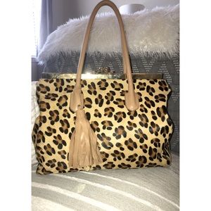 Alberta Dicanio leopard handbag